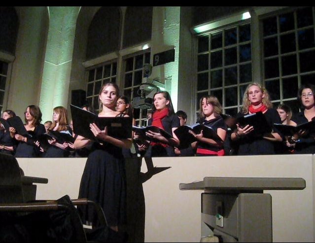 Christine Heßeler und der Chor des Helmholtz-Gymnasiums unter Leitung von Johannes Laas, „Götterfunken“, 2009