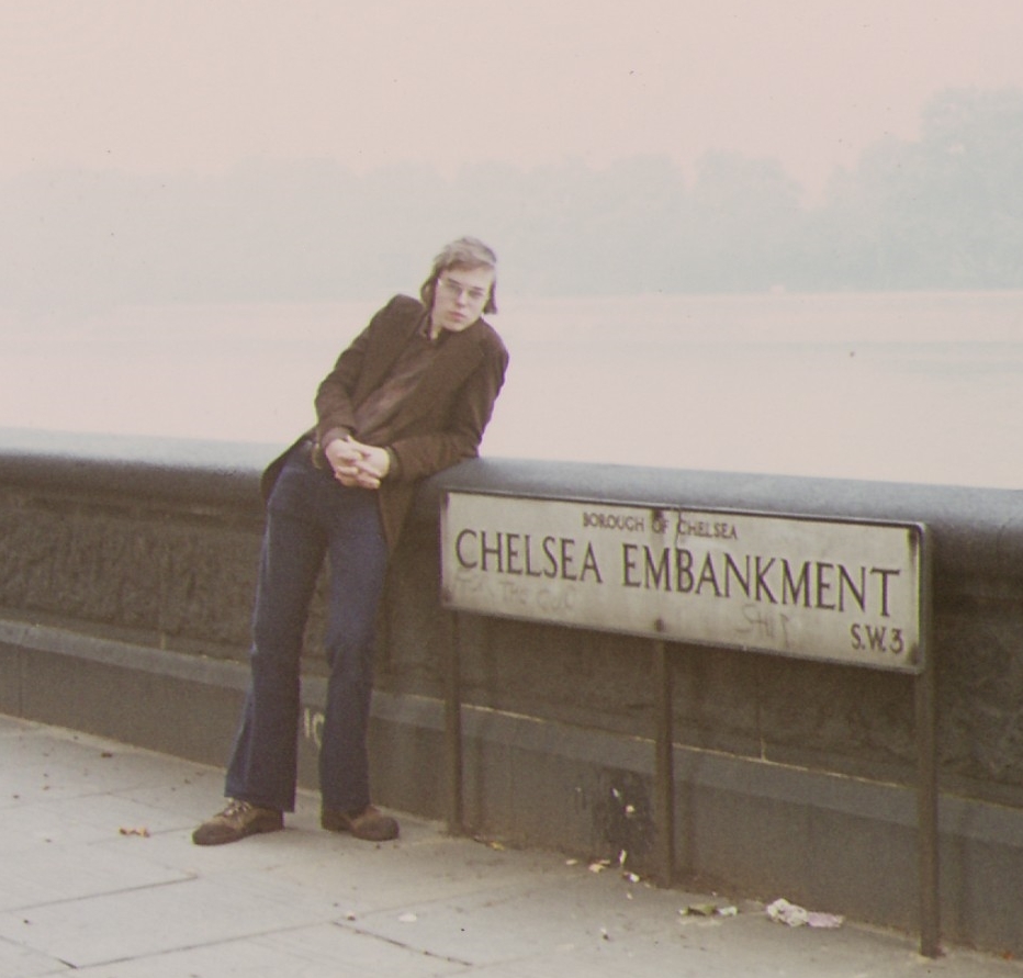 Goedart Palm am Chelsea Embankment in London, 1973