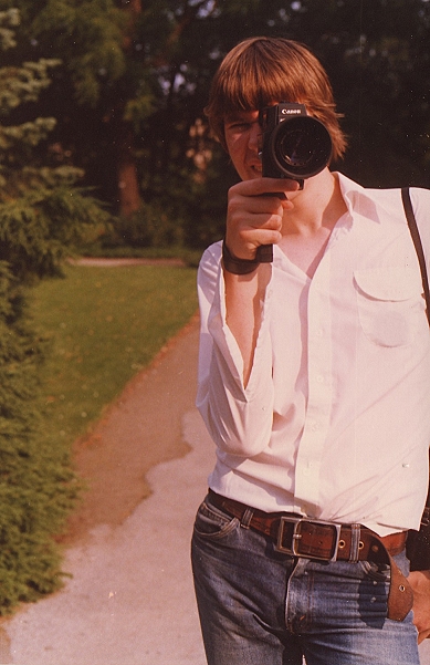 Historische Aufnahme mit Super-8-Kamera